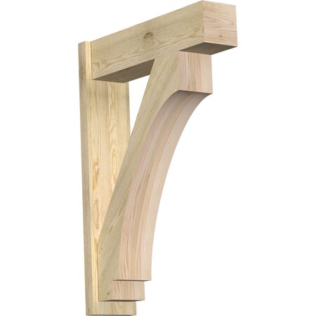 Ekena Millwork Imperial Block Rough Sawn Outlooker, Douglas Fir, 8"W x 30"D x 42"H OUT08X30X42IMP05RDF